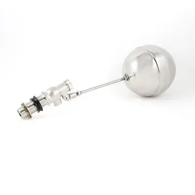 

Tank Pool Liquid Level Metal Floating Ball Valve 1/2" PT Threaded