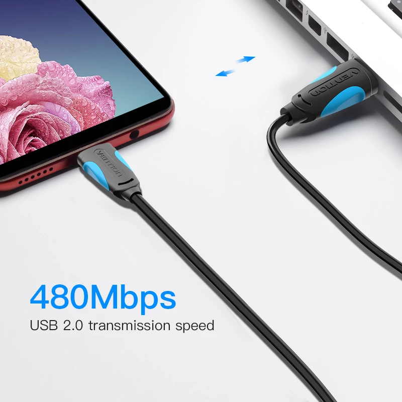 Vention Micro USB кабель Быстрая зарядка провод для Android мобильного телефона