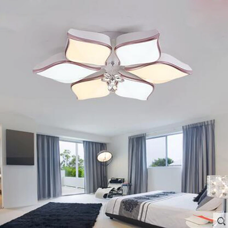 Светильник для гостиной Круглый с кристаллами | Лампы и освещение