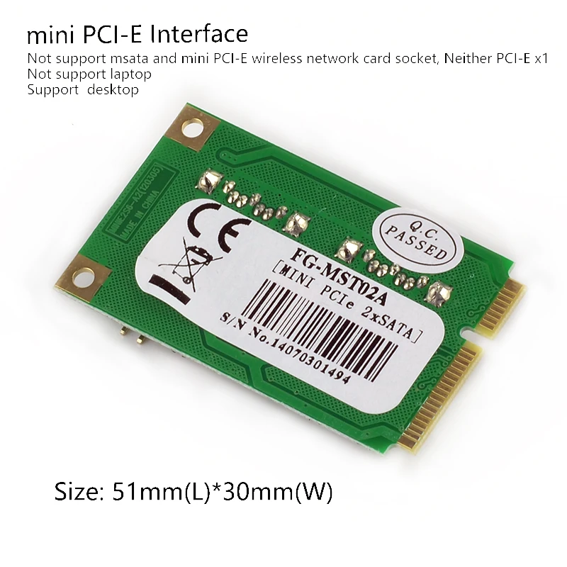 2 порта SATA 3 0 Mini PCI E контроллер карты|port sata|sata 3.0sata controller card |