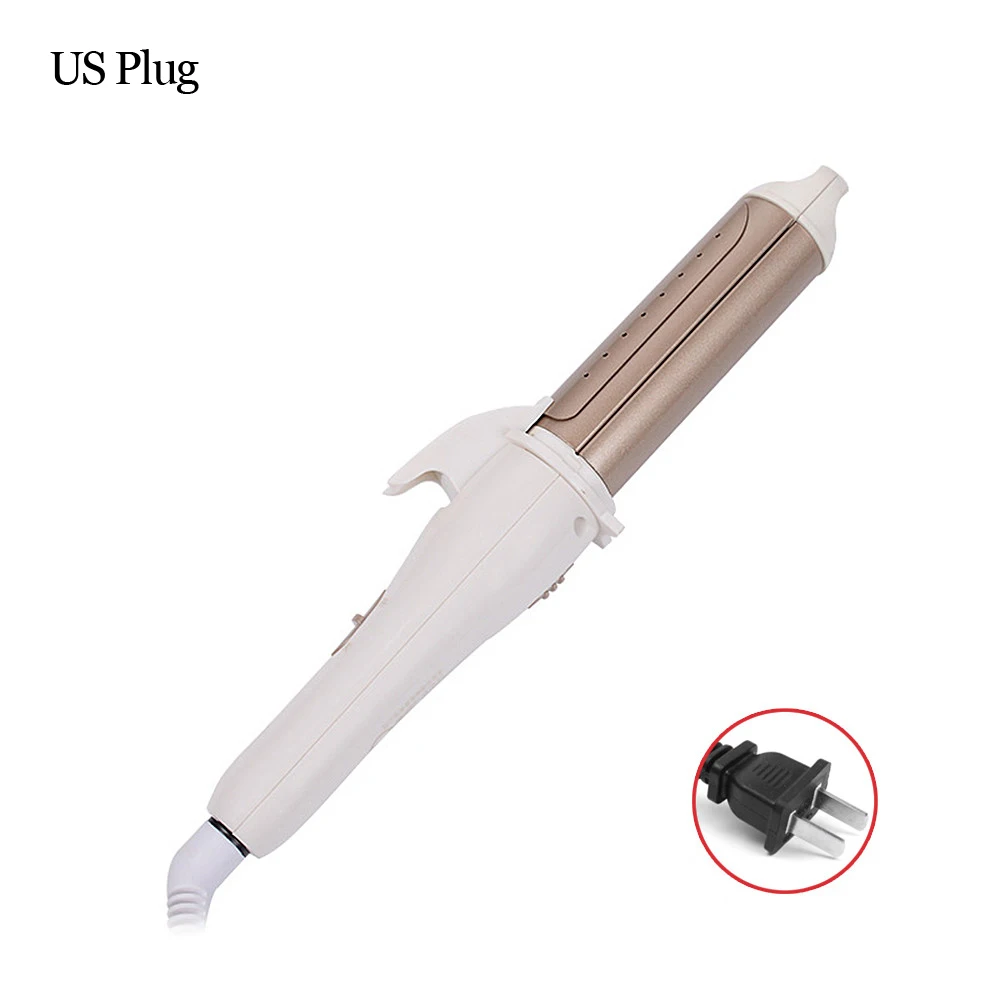 US Plug Кудри прямые двойного назначения электрическая шина щипцы для завивки многофункциональный Выпрямитель волос бигуди парикмахерские инструменты ЕС/США Разъем - Цвет: US Plug
