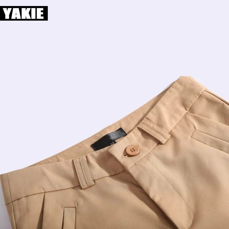 

High waist pants capri women pencil pants OL elegant office formal patchwork casual pants female trousers lady Plus size XXL