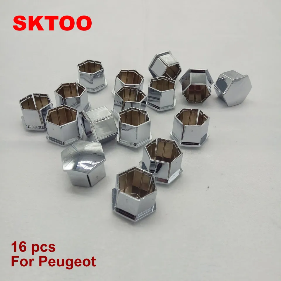 SKTOO16pcs колпачок для ступицы колеса специальный винт защитная крышка Peugeot 207 3008 301 307