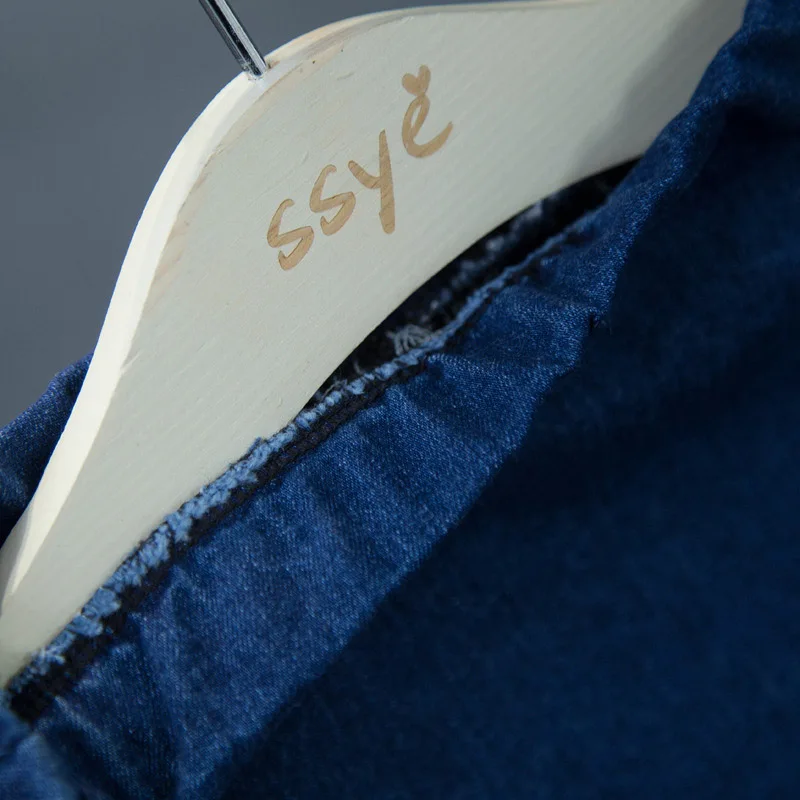 Рекламная акция детская джинсовая юбка русалки с цветочным рисунком для девочек