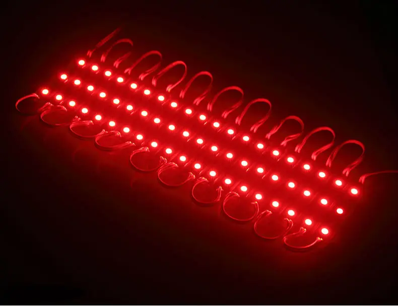 100pcs SMD 5050 3 светодиодный модули белый Водонепроницаемый IP68 DC12V Бесплатная