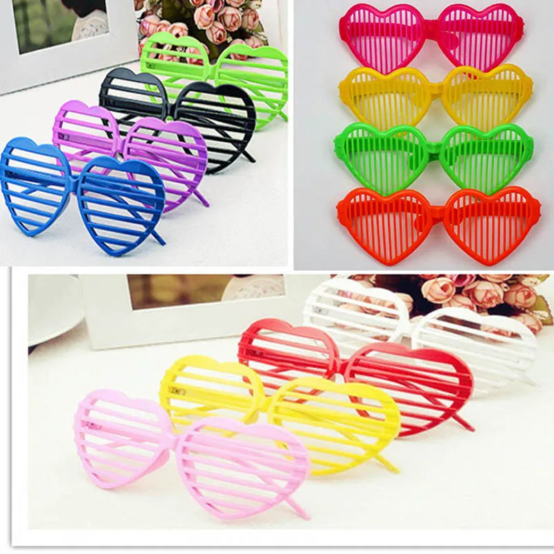 

Blind Heart Shutter Retro Glasses Rave Shades Eye Glasses Fancy Dress Party wedding birthday Halloween Christmas Xmas