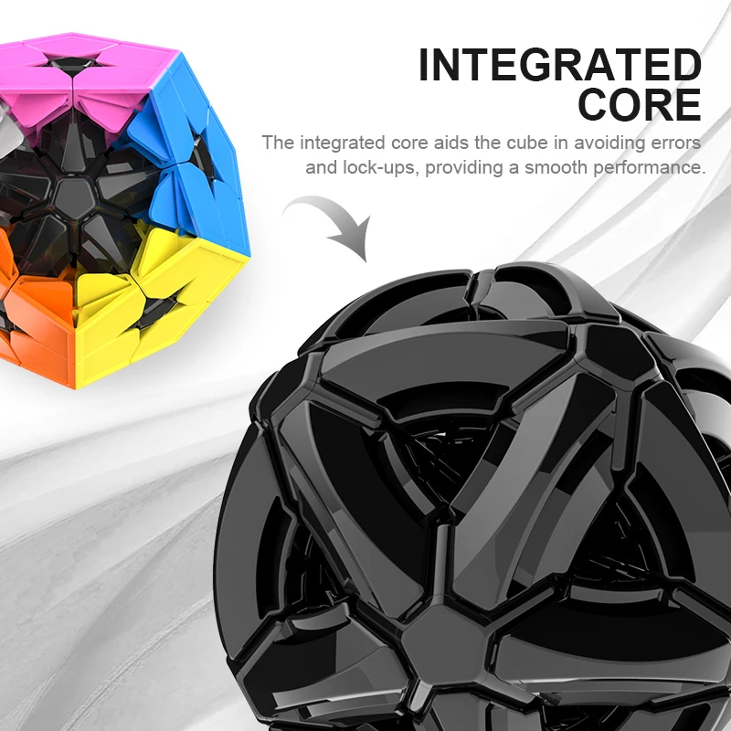 MoYu Cubing Class Meilong 2x2X2 Megaminxeds волшебный кубик без наклеек профессиональная мини