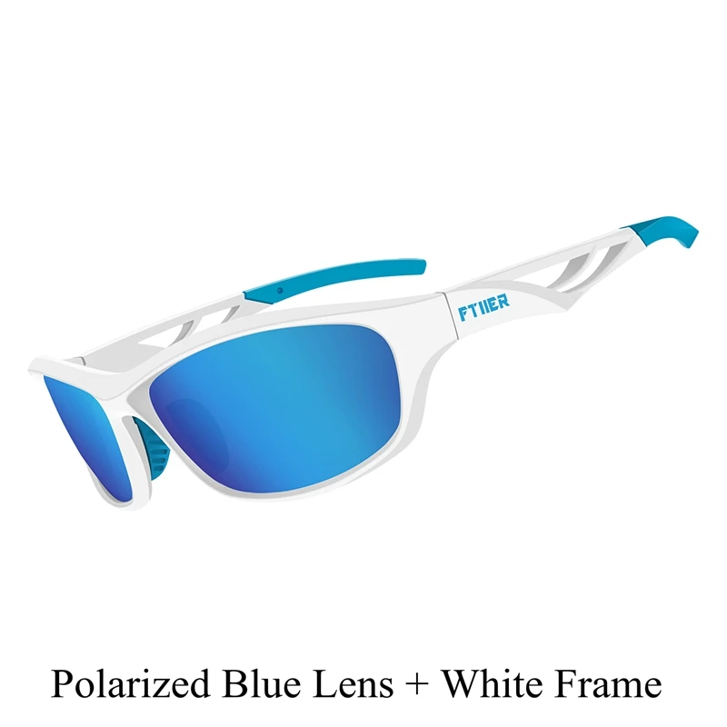 Polarized Blue Ftiier фотохромные солнцезащитные очки поляризационные спортивные велосипедные очки для мужчин и женщин велосипед Бег Туризм Кемпинг очки для рыбалки - Цвет: Polarized Blue