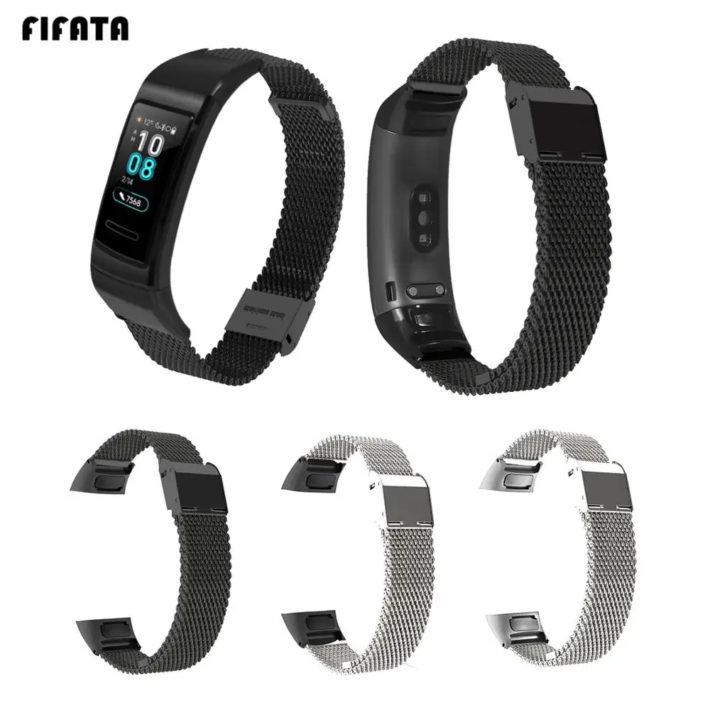 Металлический Ремешок Для Huawei Band 3 / pro сменный Браслет из нержавеющей