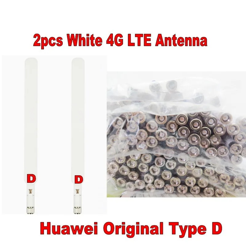 100 пар оригинальная Внешняя Антенна HUAWEI 4G LTE 2x для B593 B890 B880 B525 SMA D-типа белая