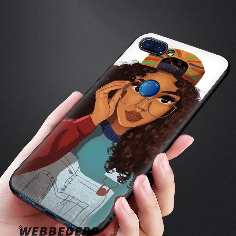 WEBBEDEPP афро девочек красочный милый мягкий чехол для Xiaomi 9 8 6 A1 A2 Lite MIA1 MIA2 MI8 MI6 MAX 3