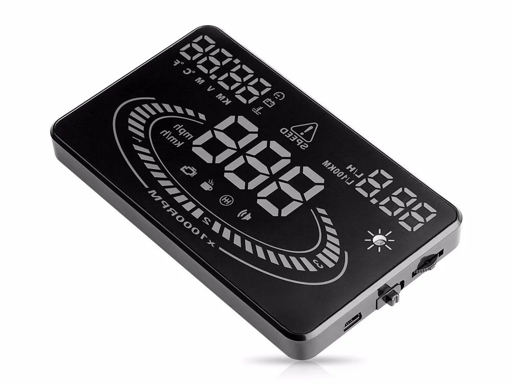 E300 OBD2 HUD Автомобильный дисплей автомобильный компьютер измеритель скорости