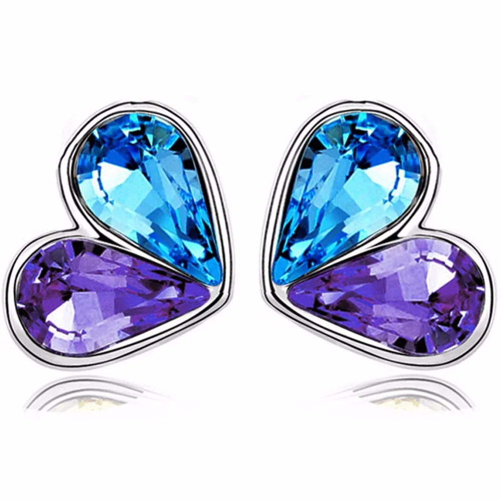 2017 в форме сердца на разрыв с украшением виде кристаллов установка для женщин