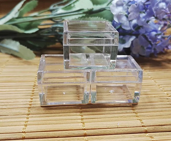 20 шт./лот 5g косметический контейнер квадратной формы для крема пластиковый