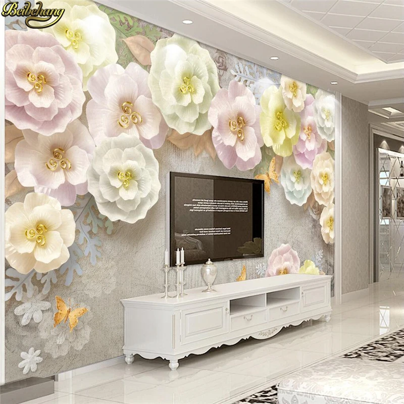 Обои для стен 3D пейзаж Золотая Роза обои фото домашний декор рулон|mural wallpaper for