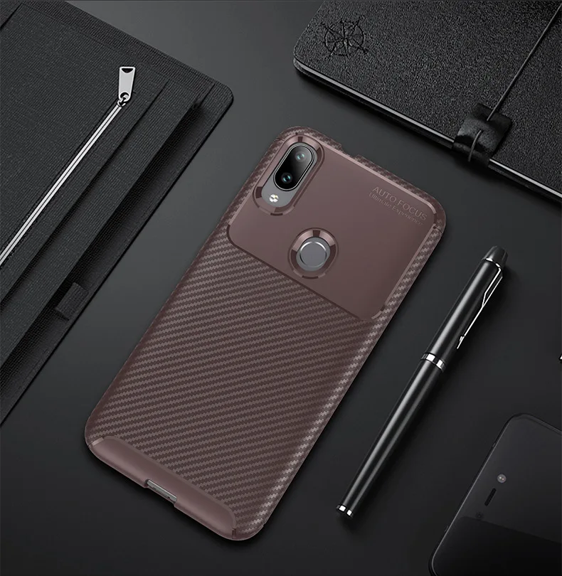 Ударопрочный чехол для телефона Xiaomi Mi 9 9SE Mi9 SE из углеродного волокна ТПУ материал