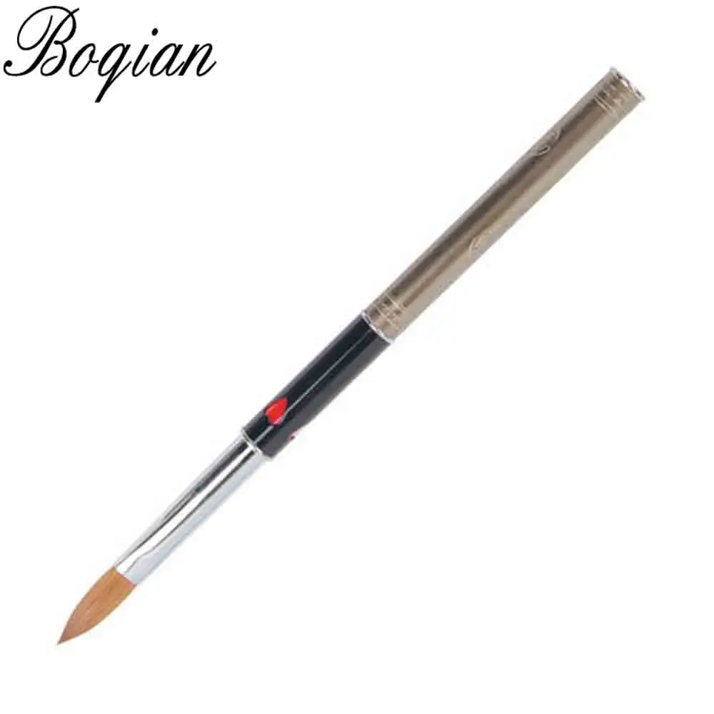 BQAN 1 шт.#8#10#12#14 Съемная кисть для ногтей акриловая колинская Соболь кисть Ручка инструмент для ногтей