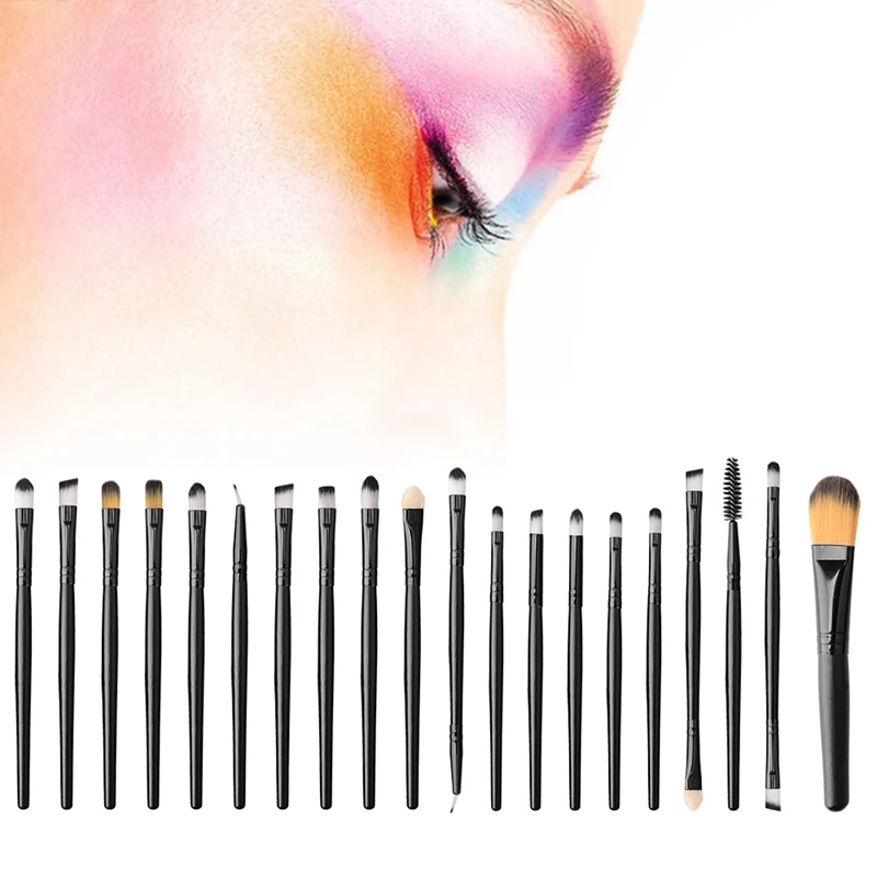 Популярный 20 шт. набор инструментов для макияжа Beauty Foundation Power румяна тени бровей