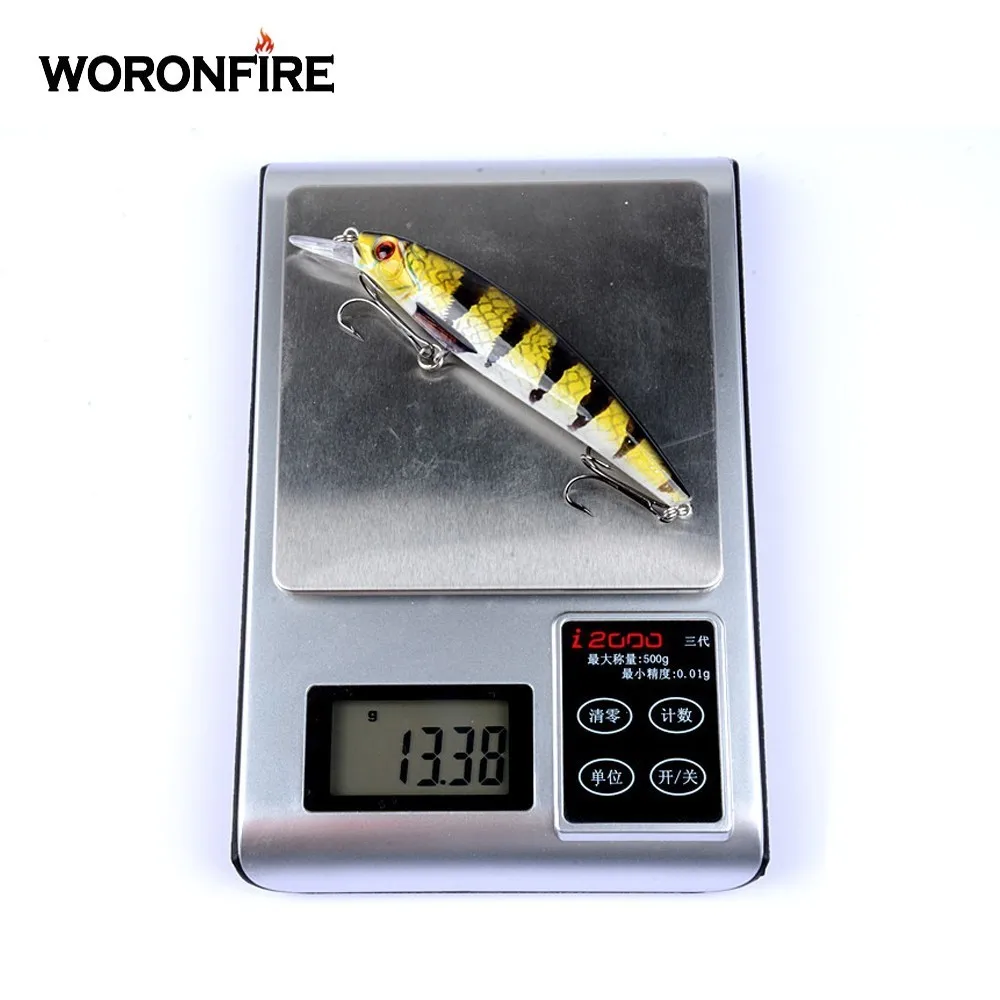 Minnow Fishing Hard Lure Artificial Bait 3D Eyes 11cm 13.4g Wobblers Crankbait Plastic Fish Pesca Isca Bass Trout Pike | Спорт и