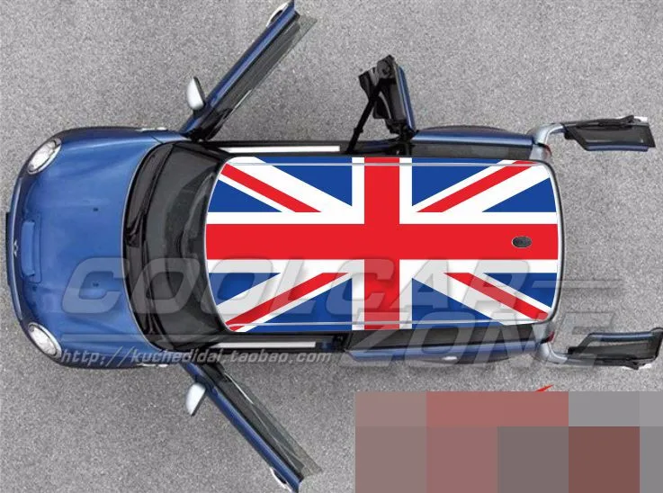 Совершенно новый стиль Union Jack наклейка на крышу автомобиля для Fini Cooper Clubman