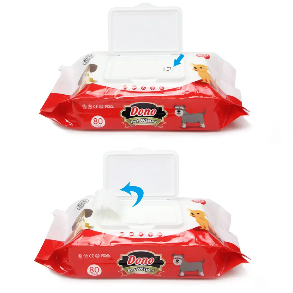 Горячая Мягкая уход влажные Салфетки дезодорирующие салфетки для собак и кошек