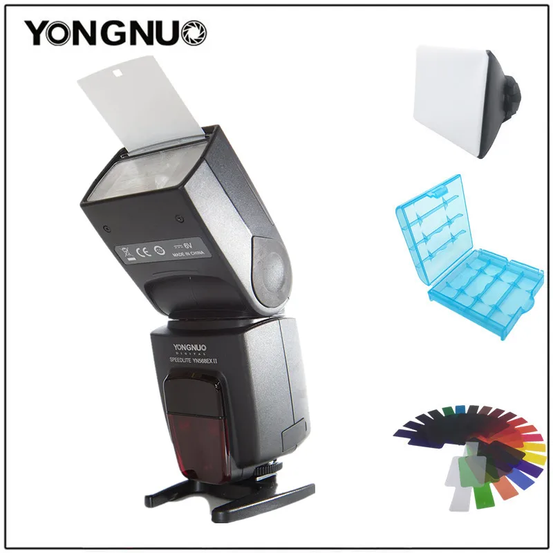 Вспышка Yongnuo YN 568EX II YN568EX TTL Master HSS для CANON 1100D1000D D4 D3x D700 Nikon D5500 D5300 D5200|speedlite for canon|flash