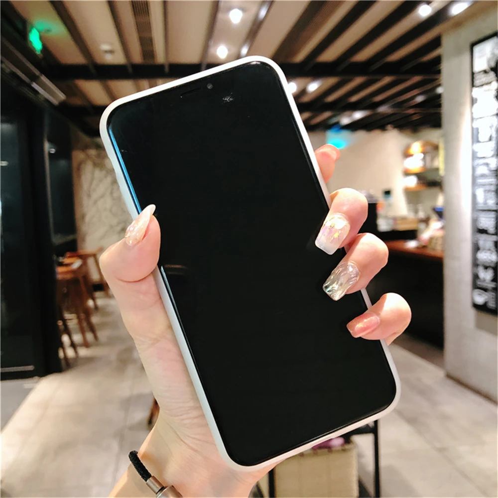 Cases For Iphone 8 High Quality Soft TPU Matte Shockproof Phone Case 8Plus Rainbow Lovely Gradient Pattern Back Cover |