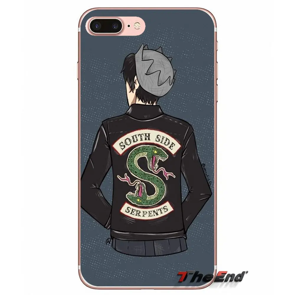 Прозрачный ТПУ сумка для Apple iPhone X 4 4S 5 5S SE 5C 6 6s 7 8 плюс Plus Американский ТВ ривердейл