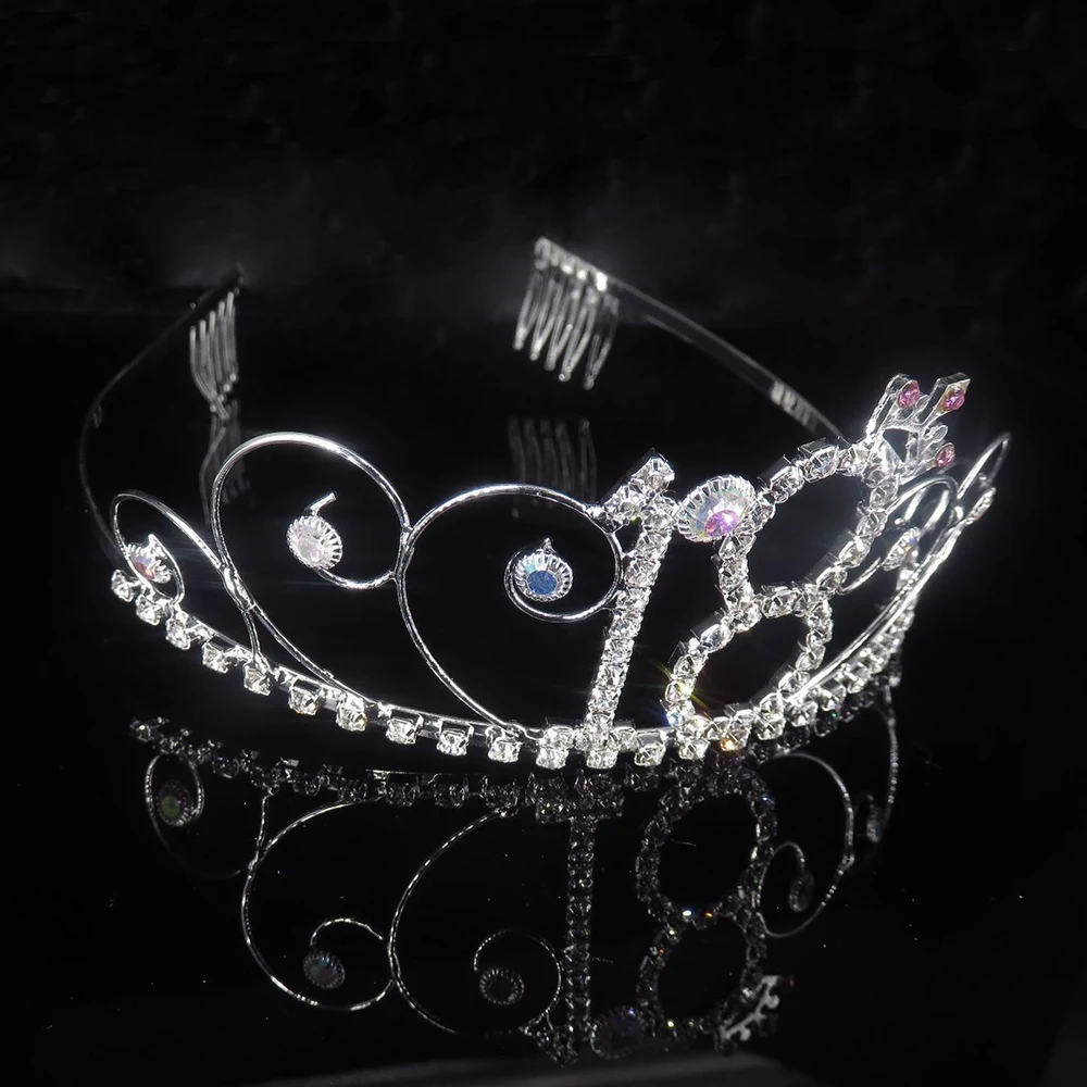 Ainamesi 18th с днем рождения корона диадема для взрослых вечерние подарок принцессы
