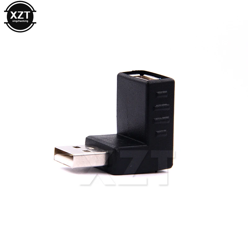1 шт. 90 градусов прямоугольный USB 2 0 конвертер Папа-мама разъем для ноутбука ПК под