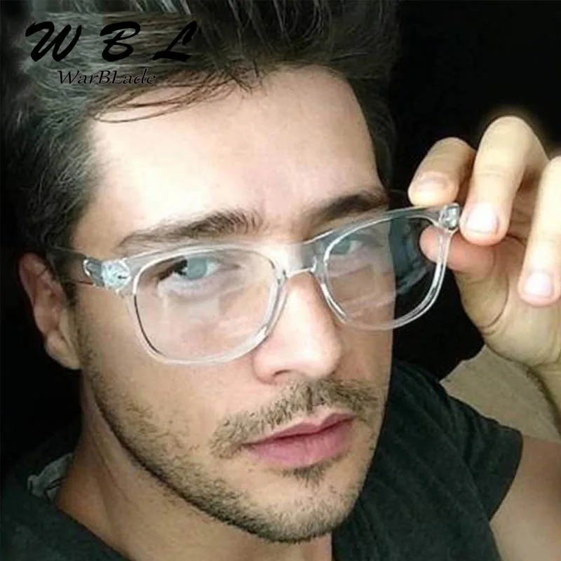 Новые модные мужские очки WarBlade женские с прозрачными стеклами брендовые