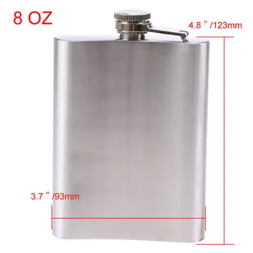 Фото Фляжка для ликера из нержавеющей стали колба 7 8 10 унций карманная винная Фляжка для ликера из нержавеющей стали колба 7 8 10 унций карманная винная