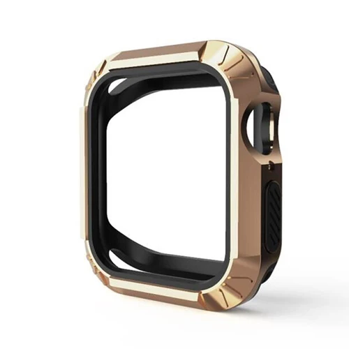 Силиконовый чехол для apple watch 4, 5, ремешок для apple watch, чехол 44 мм, 40 мм, iwatch band series 4 с полным покрытием, защита от падения, бампер - Цвет: 1