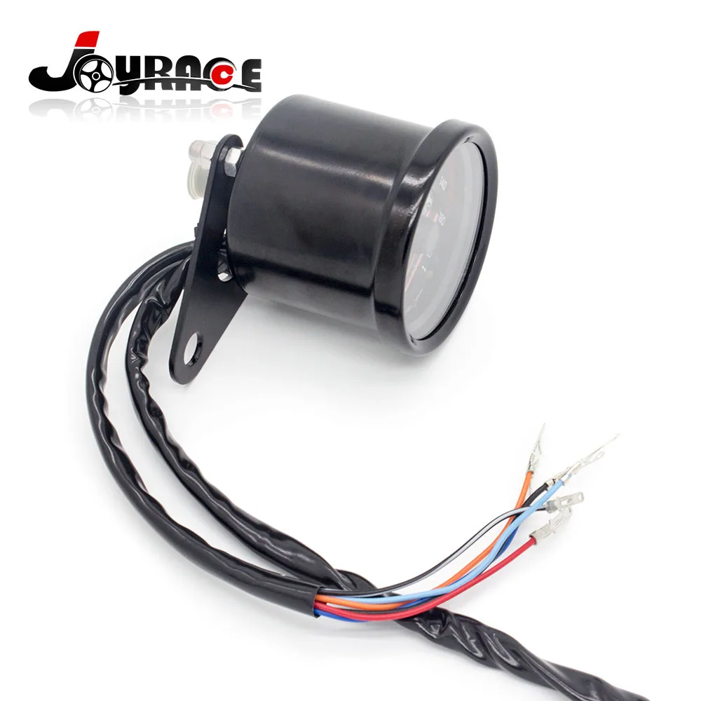 Мотоцикл двойной одометр KMH Спидометр с светодиодный подсветкой сигнала|gauge