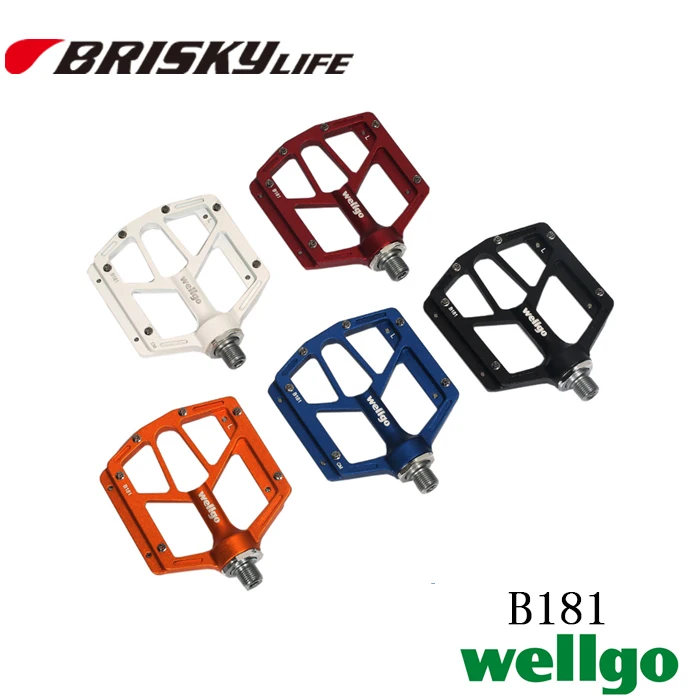 Сплав WELLGO педали для велосипеда Бесплатная доставка Высокое качество цвета BMX