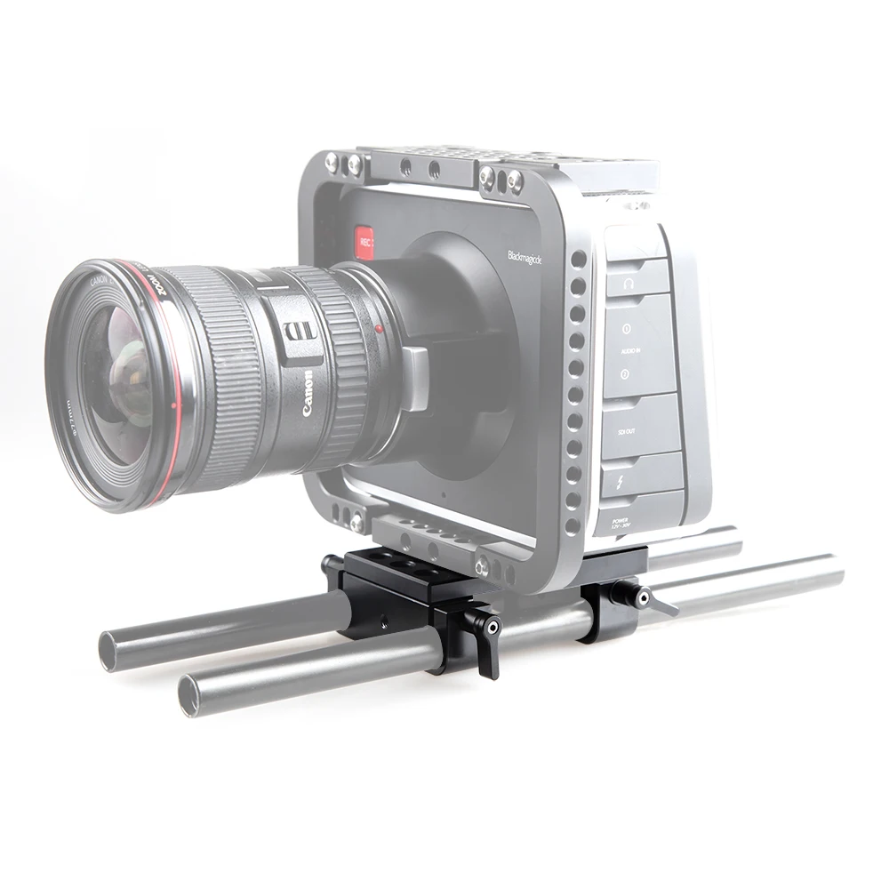 SmallRig Dslr камера с Двойным Зажимом 15 мм рельсовый БЛОК Поддержка быстрого