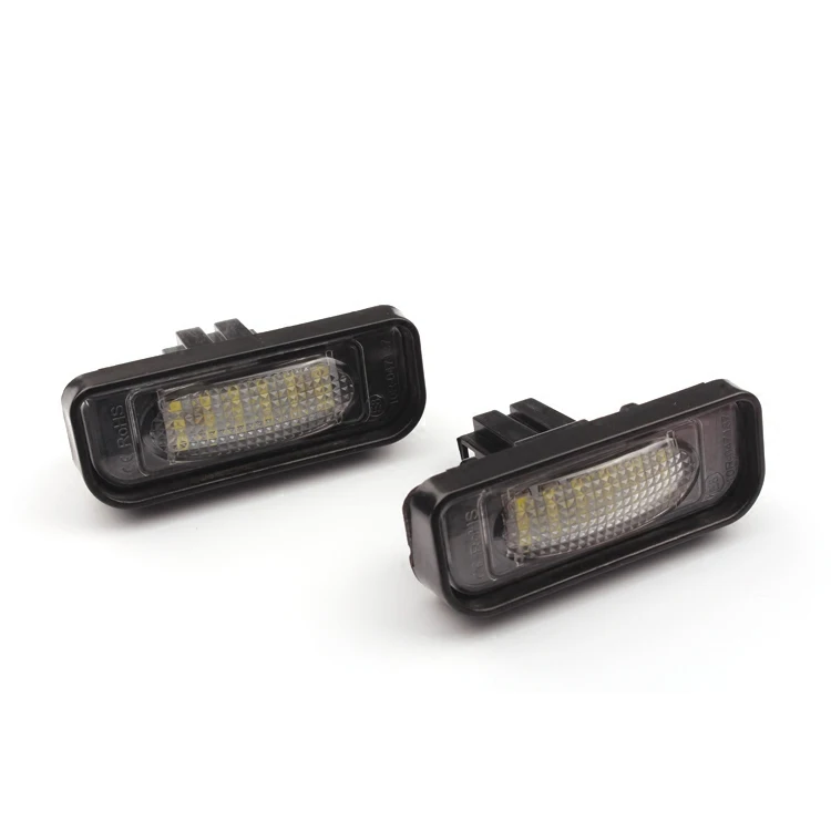 2 шт./лот 18LED 3528SMD лампа номерного знака для Mercedes Benz S Class W220 S500/S280/S320/S350 яркий белый