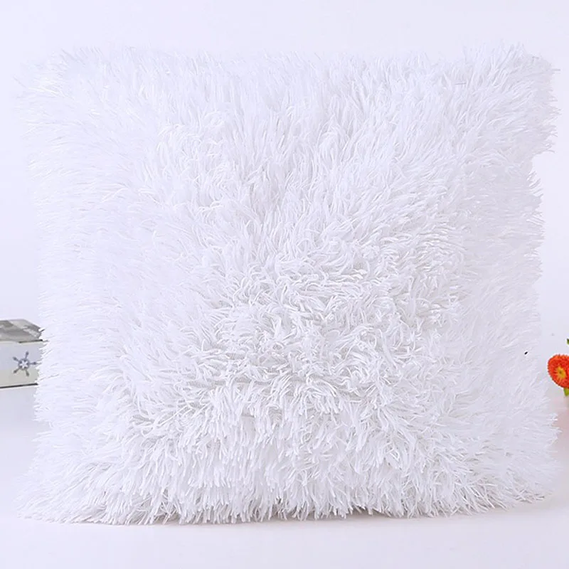 Меховой чехол для подушек, Плюшевые Чехлы для подушек, дивана, kussenhoes coussin, декоративные подушки, travesseiro cojines pilow