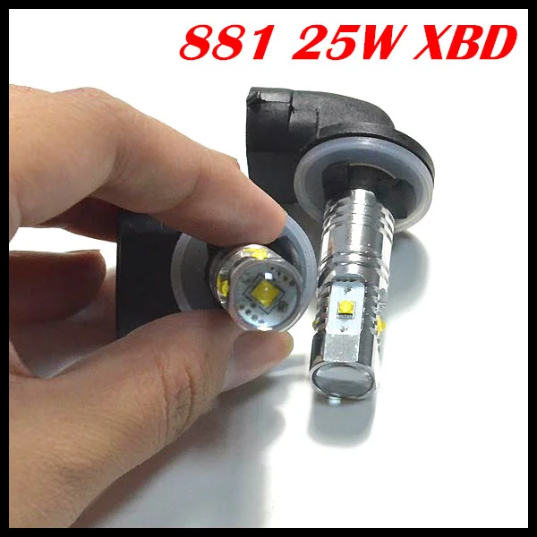 10 шт./лот 881 880 светодиодный h1 h3 h11 25w Cree чип SMD туман светильник|h1 xenon headlight bulbs|h1 bulbh3