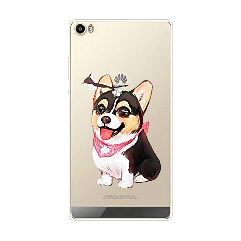 Чехол для Huawei P8max P8 Max 6 8 дюйма прозрачный рисунок силиконовые чехлы телефонов