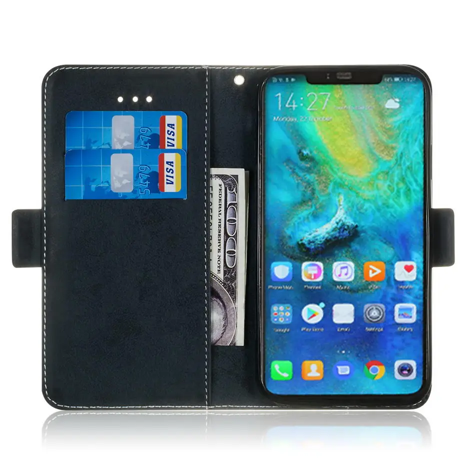 Чехол книжка из искусственной кожи для Huawei P20 P10 Mate 20 Lite Pro Y5 Y6 2018 Nova 3 3i P Smart Y9 2019 Honor 8X