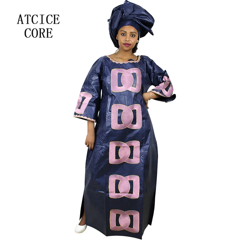 Африканские платья для женщин Модный Дизайн Новый Африканский базин с вышивкой