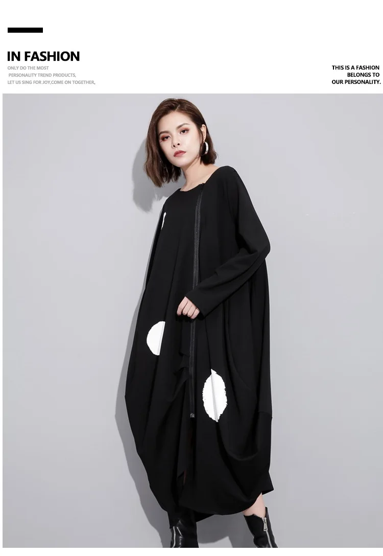 Max LuLu Autumn Luxury Fashion Korean Ladies Casual Streetwear Womens Elegant Dot Long Dresses Sexy Punk Vestidos Plus Size