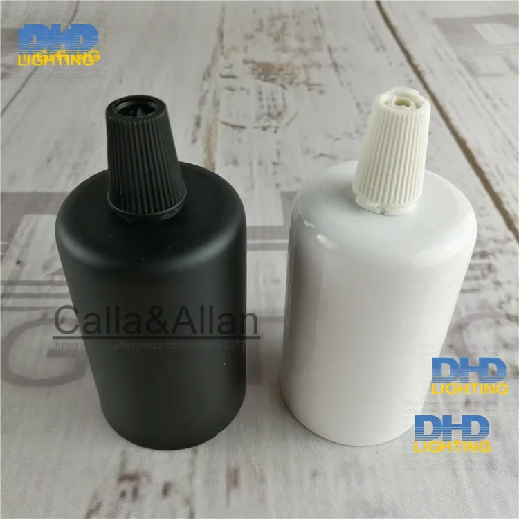 2 шт./10 шт. бесплатная доставка черная железная осветительная розетка E27 110 В/220 В