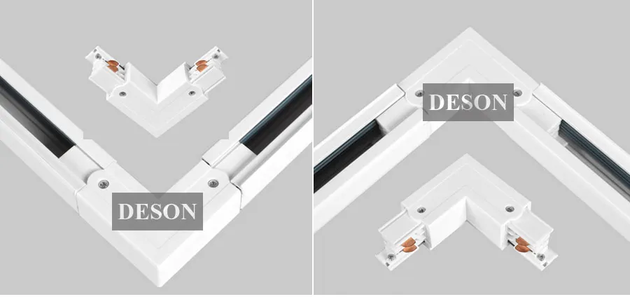 3 фазная цепь 4 проводная квадратная светодиодная трековая направляющая L