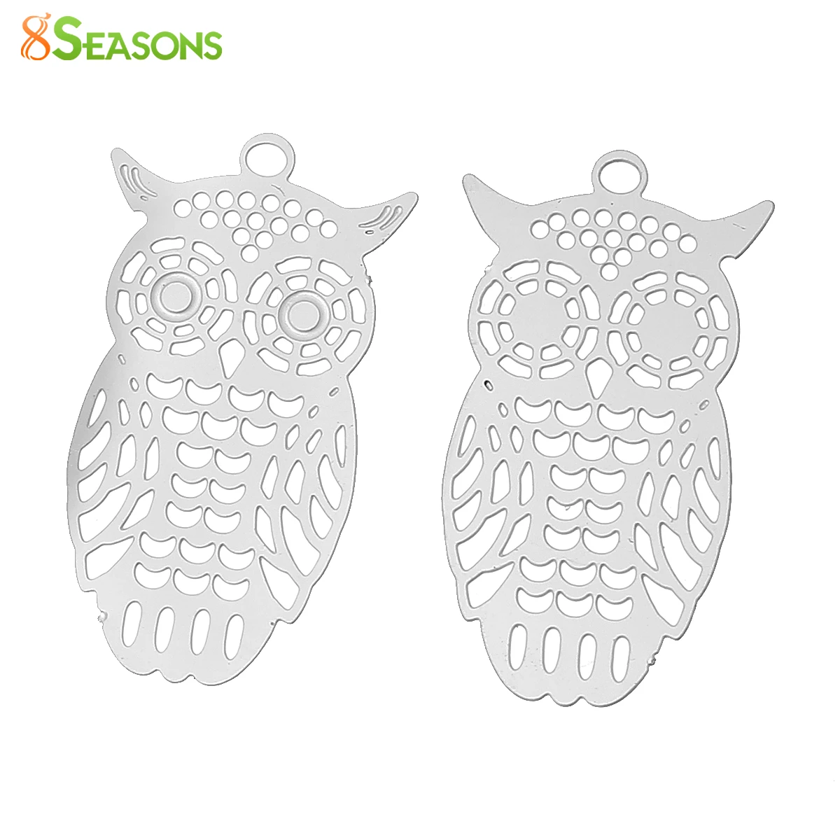 Филигранное тиснение из нержавеющей стали 304 подвесная подвеска в виде совы