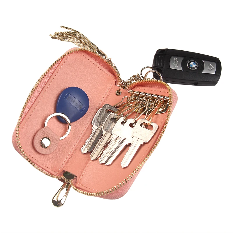 ZORESS Натуральная кожа бумажник сладкий Изящные jewels ключ HolderZipper Key сумка Для женщин