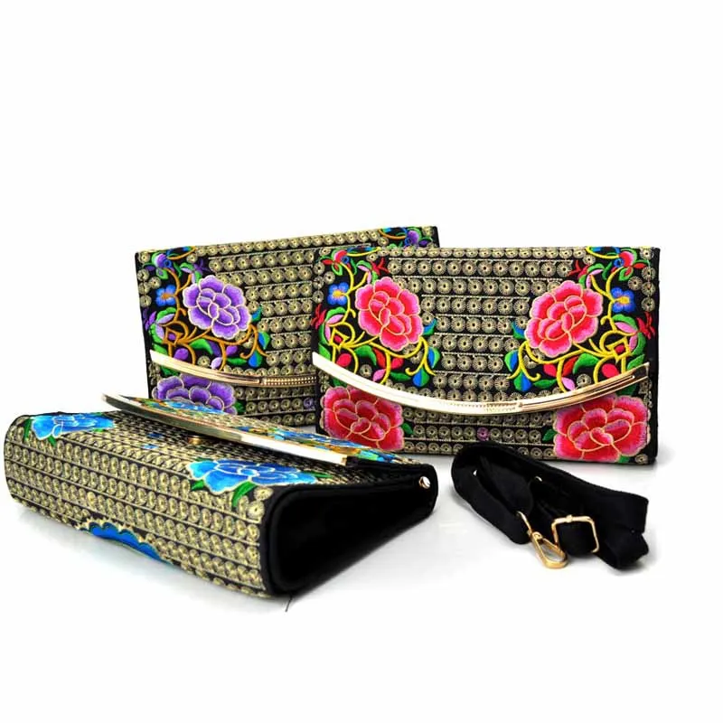 Женские Длинные холщовые кошельки в китайском национальном стиле женские с