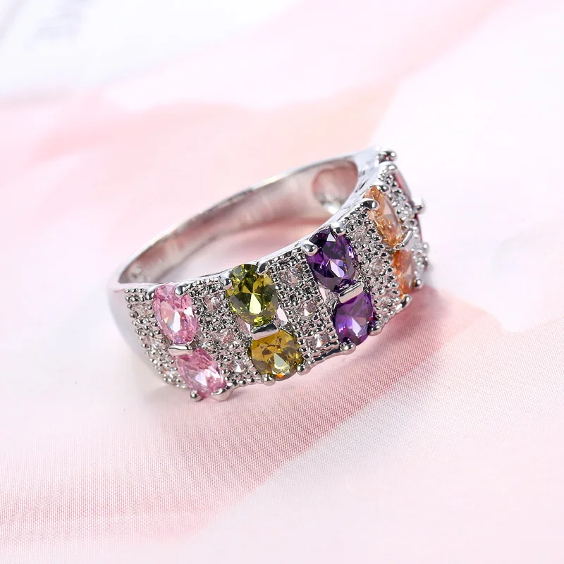 Оптовая продажа красивых простых ювелирных изделий 8 цветов Кристалл от Swarovski
