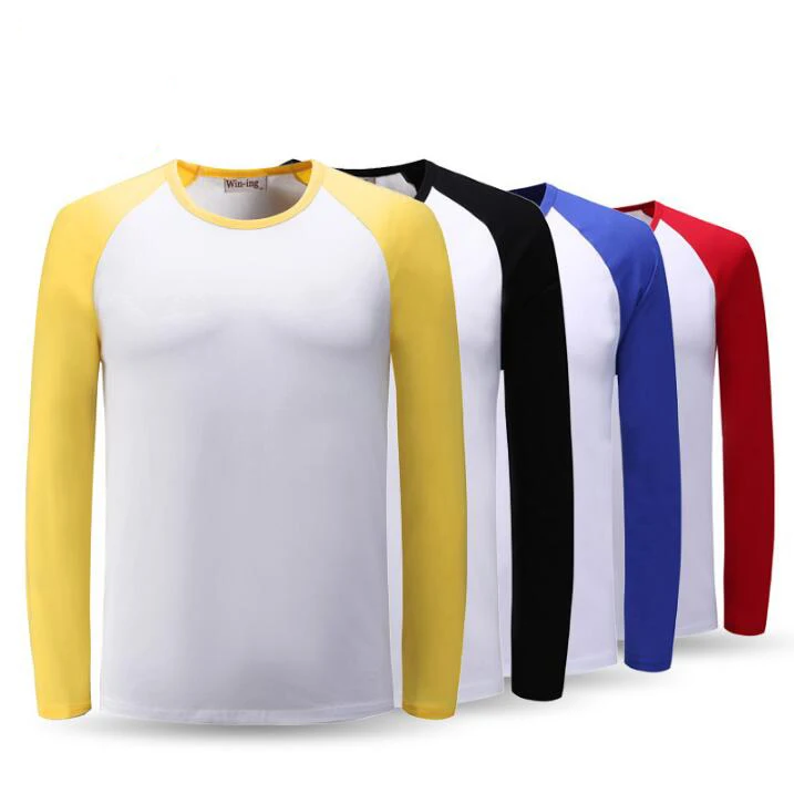Осень весна футболка для мужчин женщин реглан с длинным рукавом модные женские